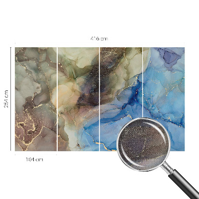 Samolepilna fototapeta za dnevno sobo Barvit abstrakt