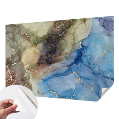 Samolepilna fototapeta za dnevno sobo Barvit abstrakt