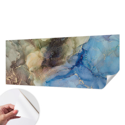 Samolepilna fototapeta za dnevno sobo Barvit abstrakt