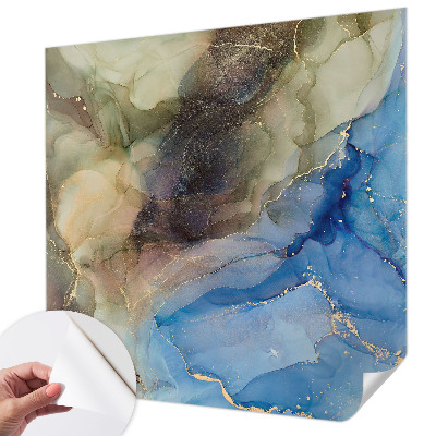 Samolepilna fototapeta za dnevno sobo Barvit abstrakt