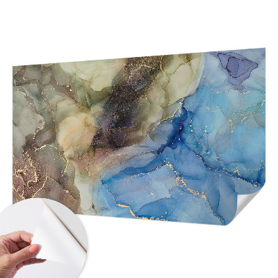 Samolepilna fototapeta za dnevno sobo Barvit abstrakt