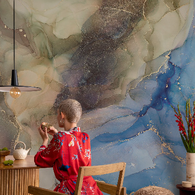 Samolepilna fototapeta za dnevno sobo Barvit abstrakt