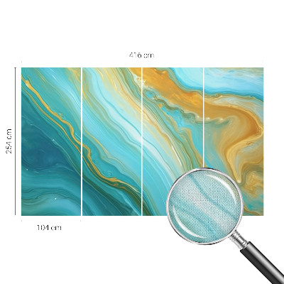 Fototapeta za otroško sobo Abstraktni valovi