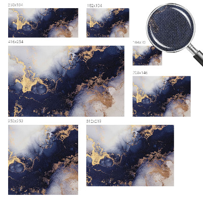 Otroška fototapeta Temno modri valovi