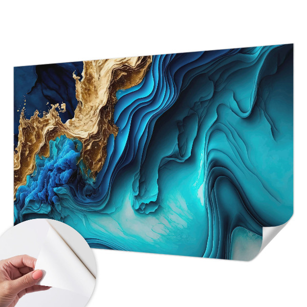 Samolepilna fototapeta za dnevno sobo Energijski valovi