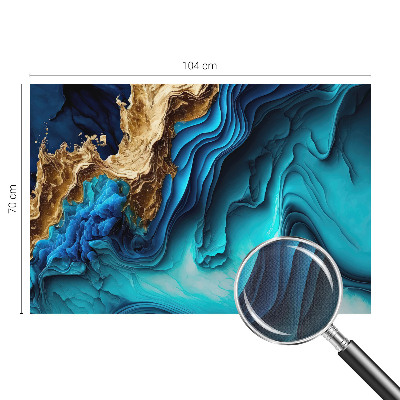 Samolepilna fototapeta za dnevno sobo Energijski valovi