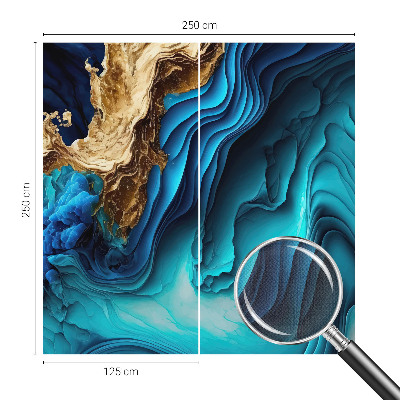 Samolepilna fototapeta za dnevno sobo Energijski valovi
