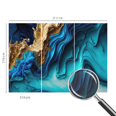 Samolepilna fototapeta za dnevno sobo Energijski valovi