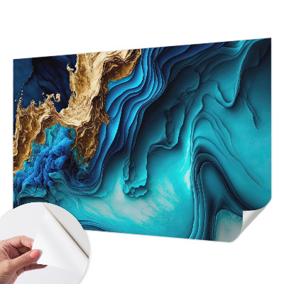 Samolepilna fototapeta za dnevno sobo Energijski valovi