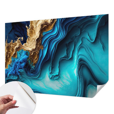 Samolepilna fototapeta za dnevno sobo Energijski valovi