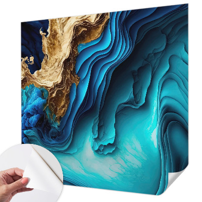 Samolepilna fototapeta za dnevno sobo Energijski valovi