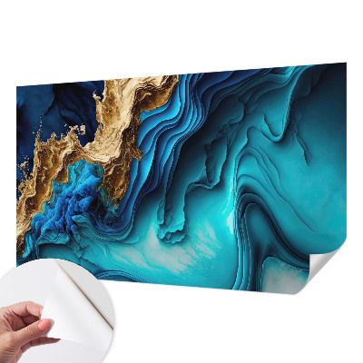 Samolepilna fototapeta za dnevno sobo Energijski valovi