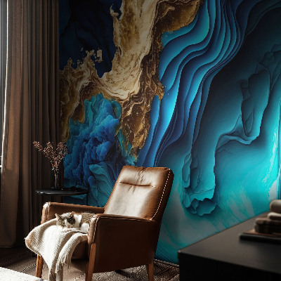 Samolepilna fototapeta za dnevno sobo Energijski valovi