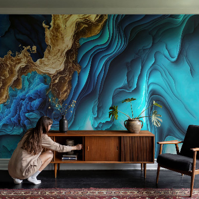 Samolepilna fototapeta za dnevno sobo Energijski valovi