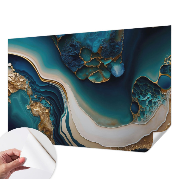 Samolepilna fototapeta za spalnico Barvita abstrakcija