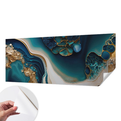 Samolepilna fototapeta za spalnico Barvita abstrakcija