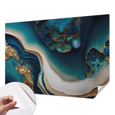 Samolepilna fototapeta za spalnico Barvita abstrakcija