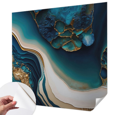 Samolepilna fototapeta za spalnico Barvita abstrakcija