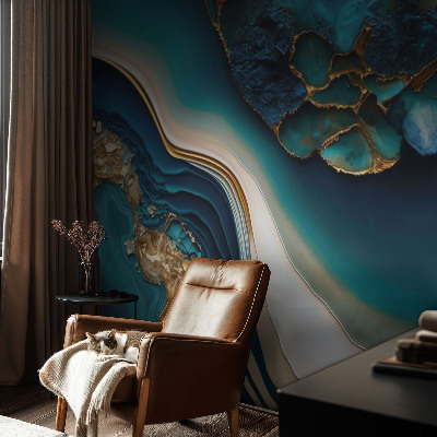 Samolepilna fototapeta za spalnico Barvita abstrakcija