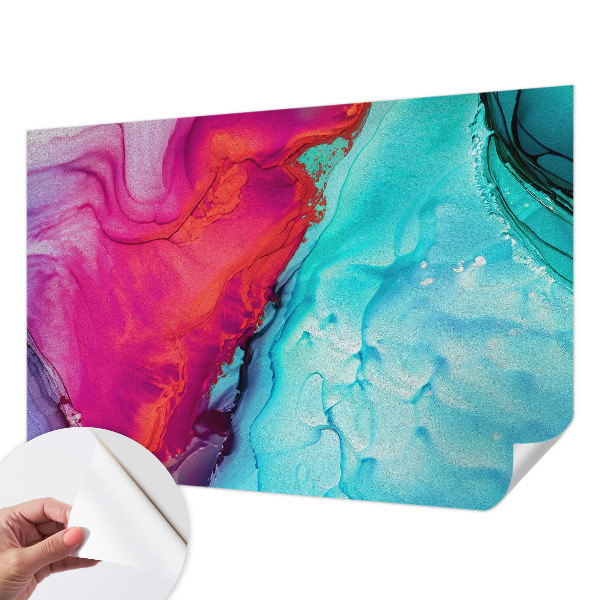 3D fototapeta z motivom barvitega vala