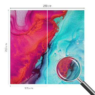 3D fototapeta z motivom barvitega vala