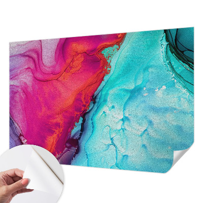 3D fototapeta z motivom barvitega vala