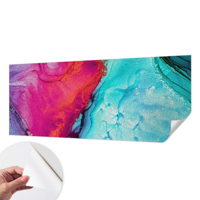 3D fototapeta z motivom barvitega vala