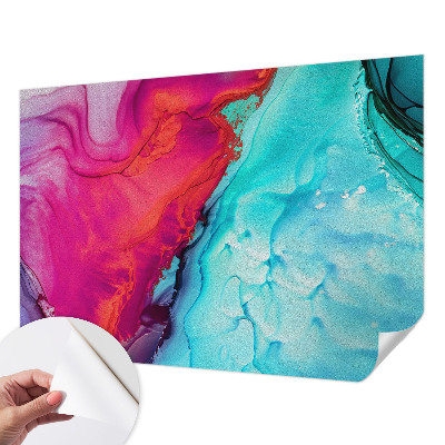 3D fototapeta z motivom barvitega vala