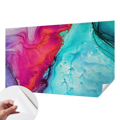 3D fototapeta z motivom barvitega vala