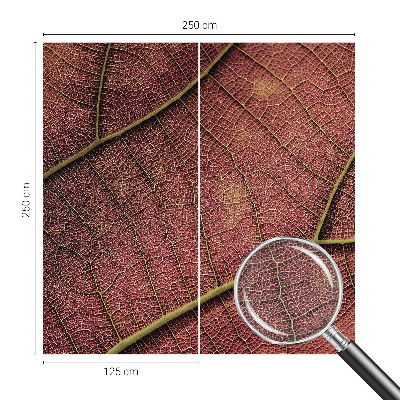 Samolepilna fototapeta z listnato teksturo