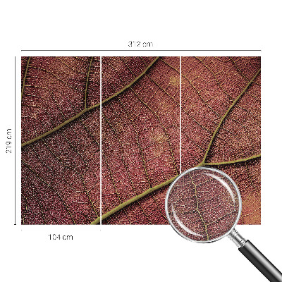 Samolepilna fototapeta z listnato teksturo