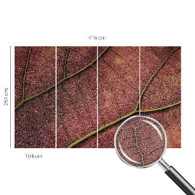 Samolepilna fototapeta z listnato teksturo