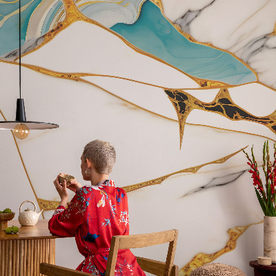 Samolepilna fototapeta za spalnico Eleganca marmorja