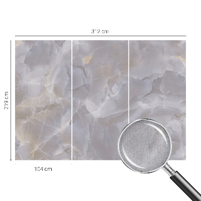 Samolepilna fototapeta za spalnico Marmorni valovi