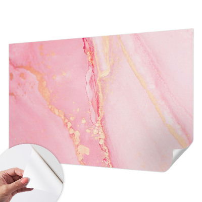 Samolepilna fototapeta za spalnico v pastelnih abstraktnih odtenkih