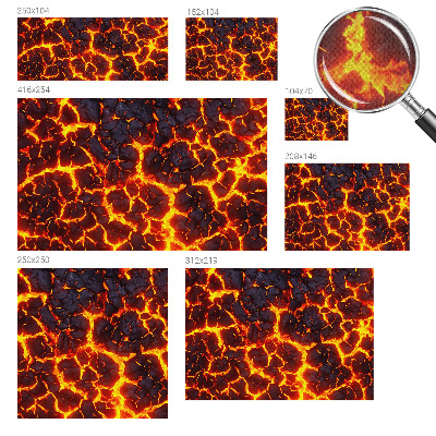 Samolepilna fototapeta Močna magma
