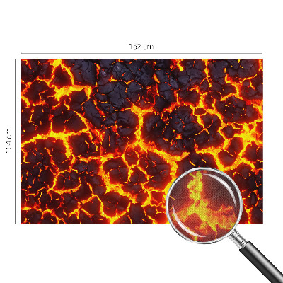 Samolepilna fototapeta z motivom močne magme