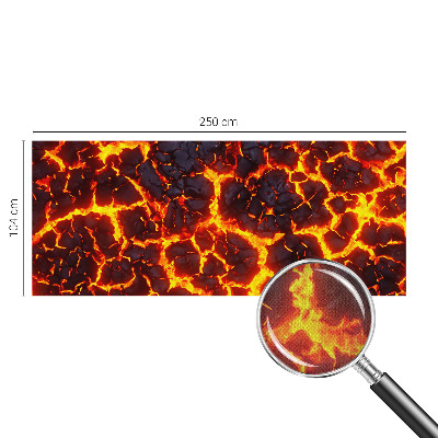 Samolepilna fototapeta z motivom močne magme