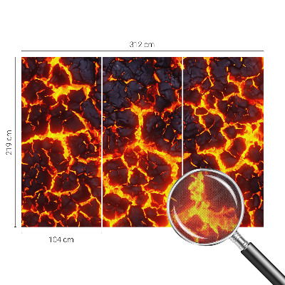 Samolepilna fototapeta Močna magma