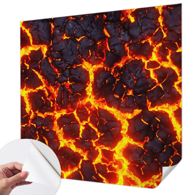 Samolepilna fototapeta Močna magma