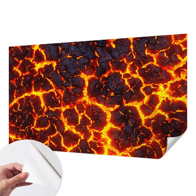 Samolepilna fototapeta Močna magma