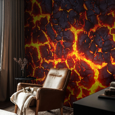 Samolepilna fototapeta Močna magma