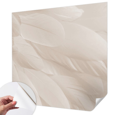 Samolepilna fototapeta za spalnico Eterična perja