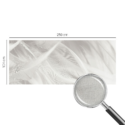 3D fototapeta z motivom nežnega perja