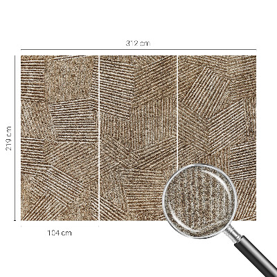 Otroška fototapeta z motivom strukturnih linij