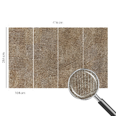 Otroška fototapeta z motivom strukturnih linij