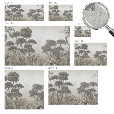 Samolepilna fototapeta za dnevno sobo Tropska džungla