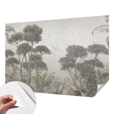 Samolepilna fototapeta za dnevno sobo Tropska džungla