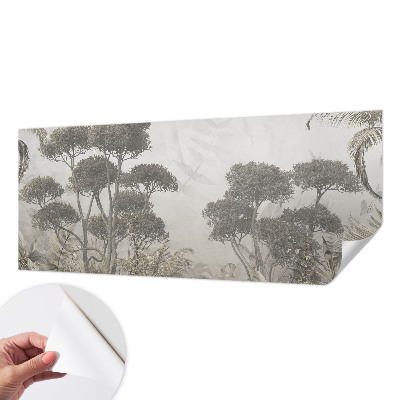 Samolepilna fototapeta za dnevno sobo Tropska džungla