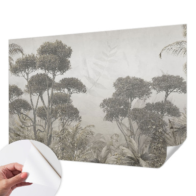 Samolepilna fototapeta za dnevno sobo Tropska džungla